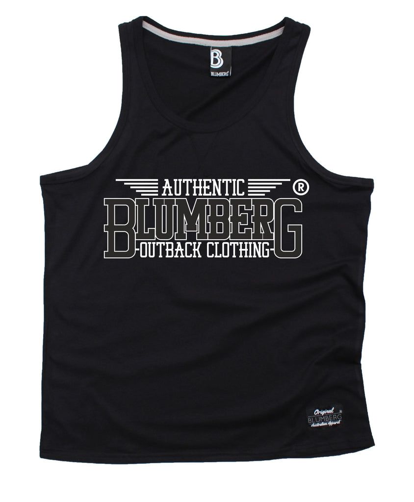 Blumberg Australia Men's Authentic Blumberg Outback Clothing Premium Vest Tank Top