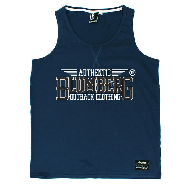 Blumberg Australia Men's Authentic Blumberg Outback Clothing Premium Vest Tank Top
