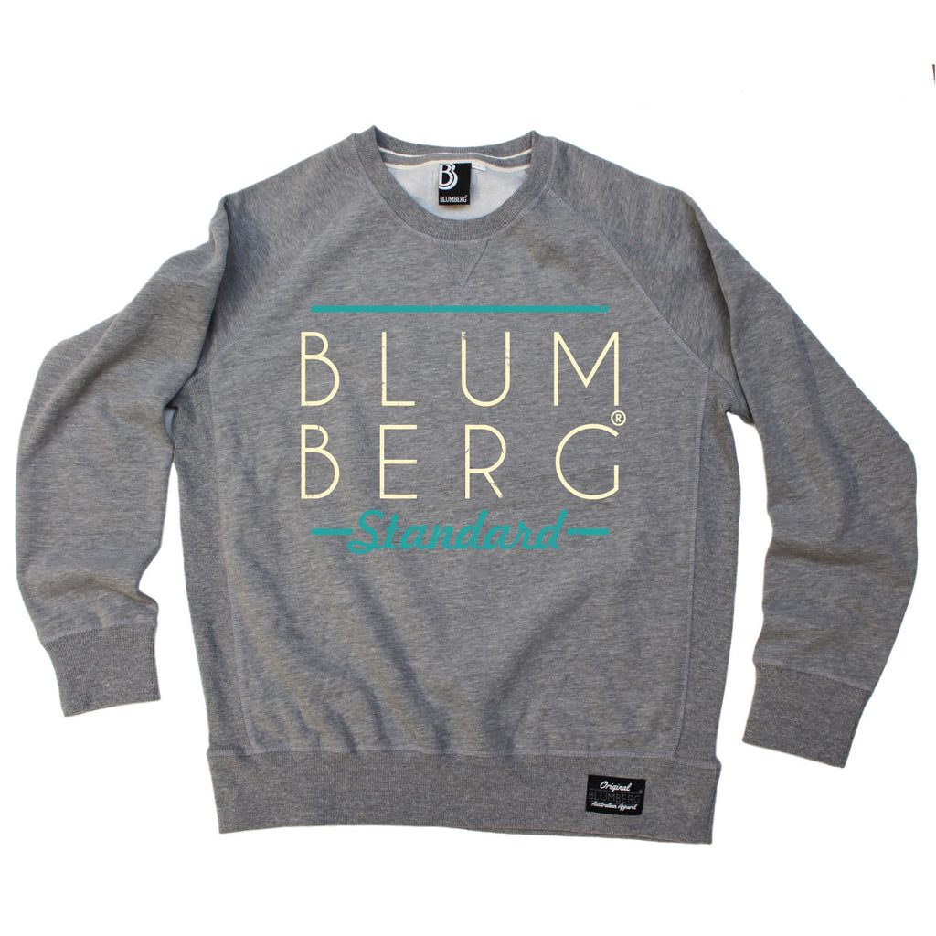Blumberg Australia Men's Blumberg Standard Cream Large Bold Text Premium Sweatshirt