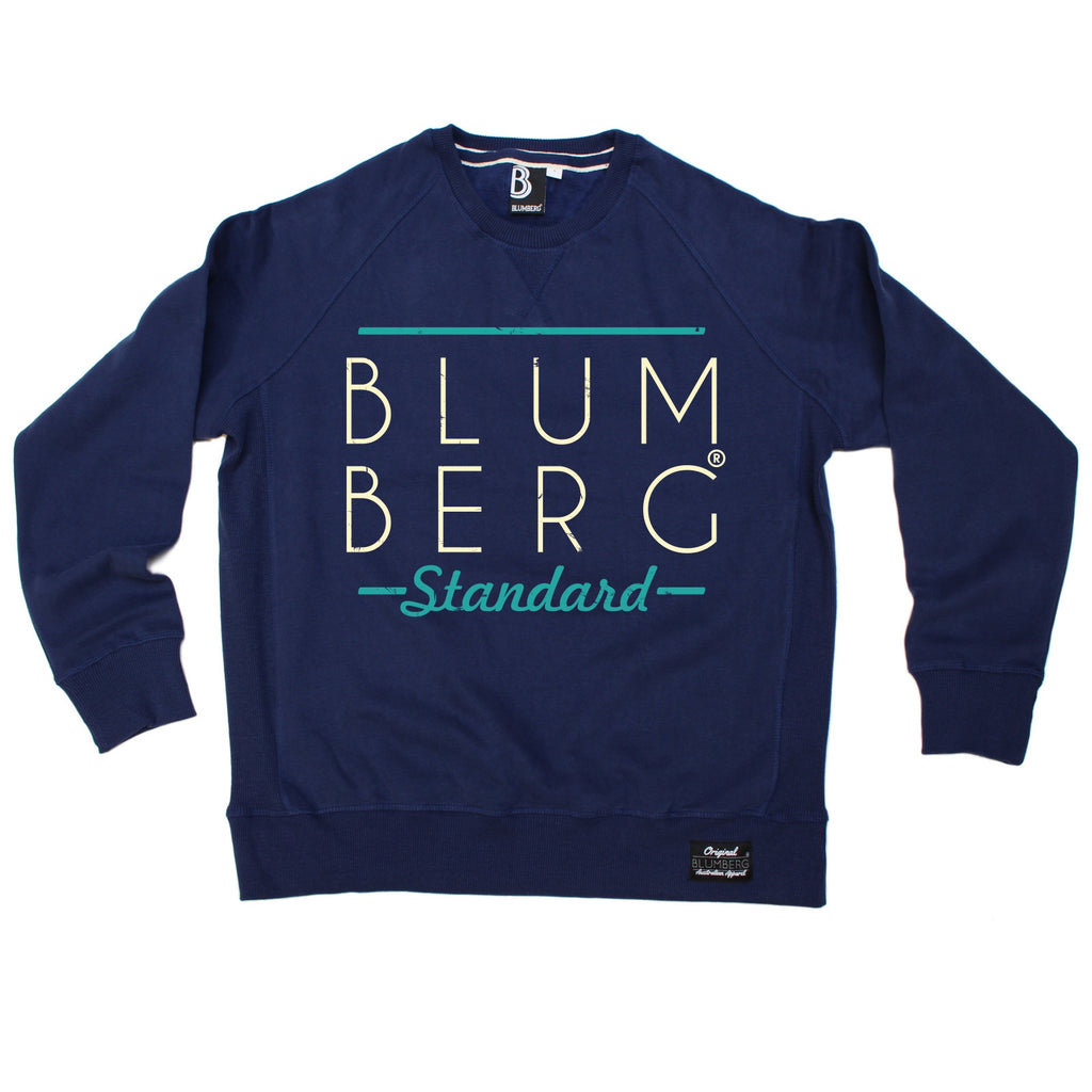 Blumberg Australia Men's Blumberg Standard Cream Large Bold Text Premium Sweatshirt