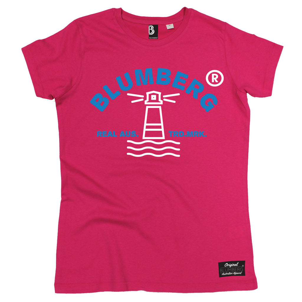 Women's Blumberg Lighthouse Chest Design - Premium T-Shirt