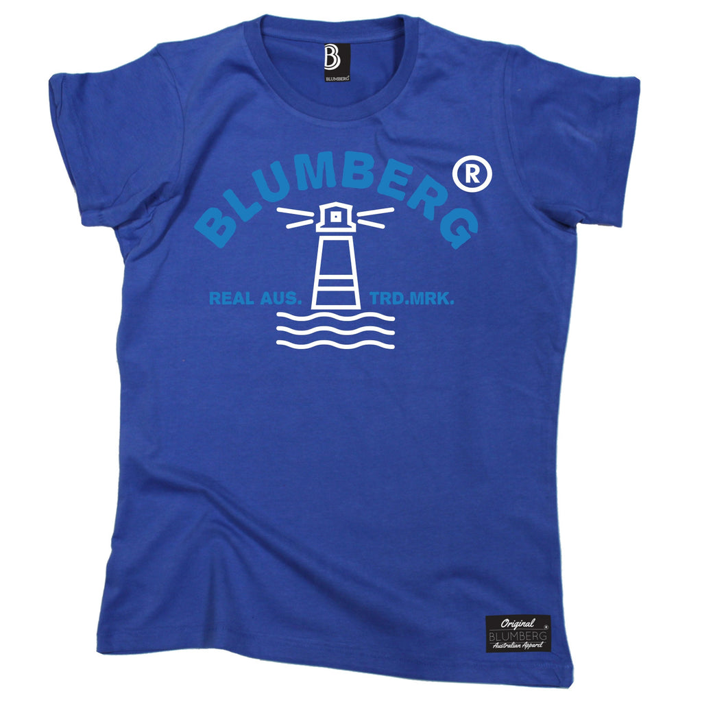Women's Blumberg Lighthouse Chest Design - Premium T-Shirt