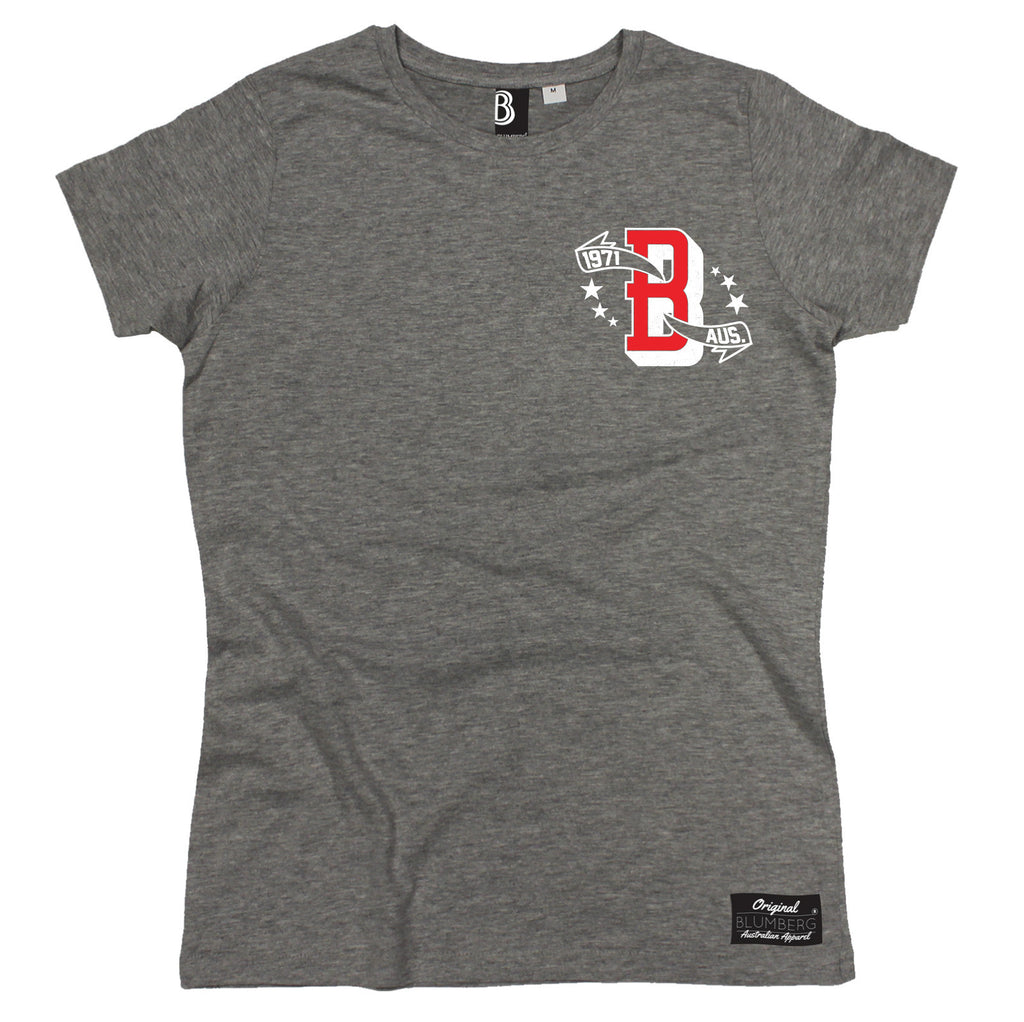 Blumberg Women's B 1971 AUS Breast Pocket Design - Premium T-Shirt