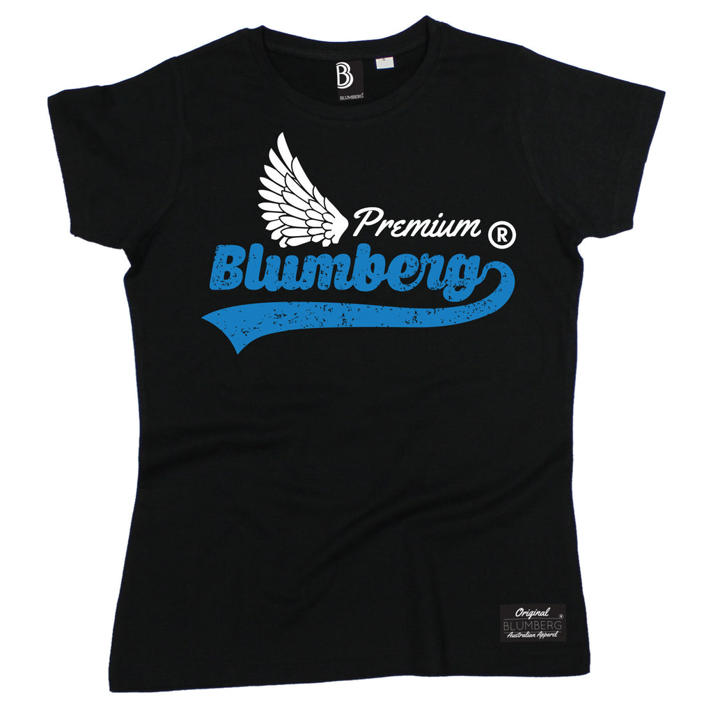 Women's Premium Blumberg White Wing Design - Premium T-Shirt