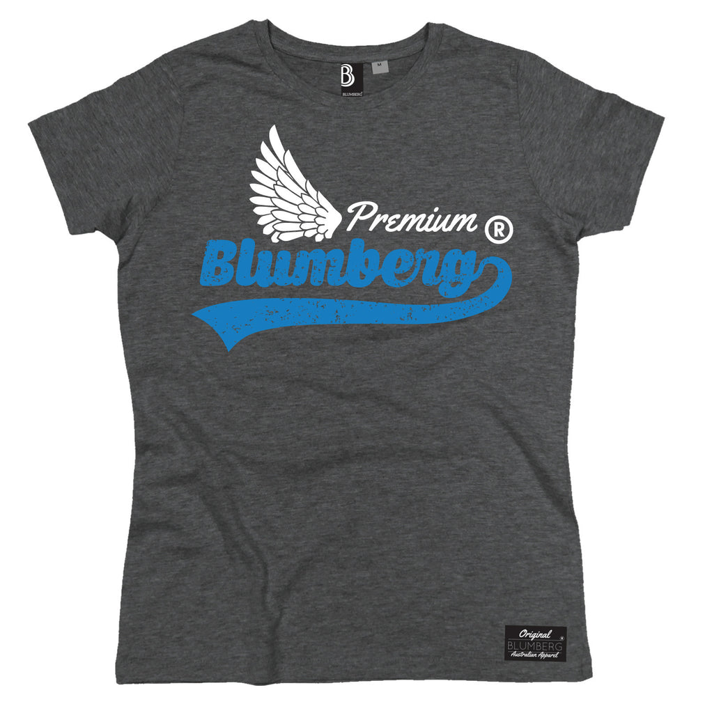 Women's Premium Blumberg White Wing Design - Premium T-Shirt