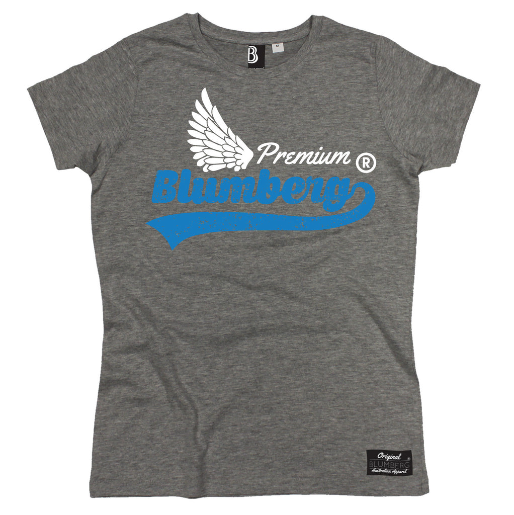 Women's Premium Blumberg White Wing Design - Premium T-Shirt