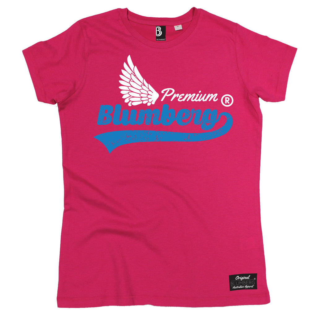Women's Premium Blumberg White Wing Design - Premium T-Shirt
