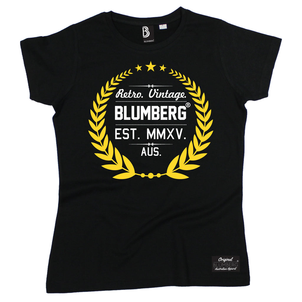 Women's Retro Vintage Blumberg Est MMXV Aus - Premium T-Shirt