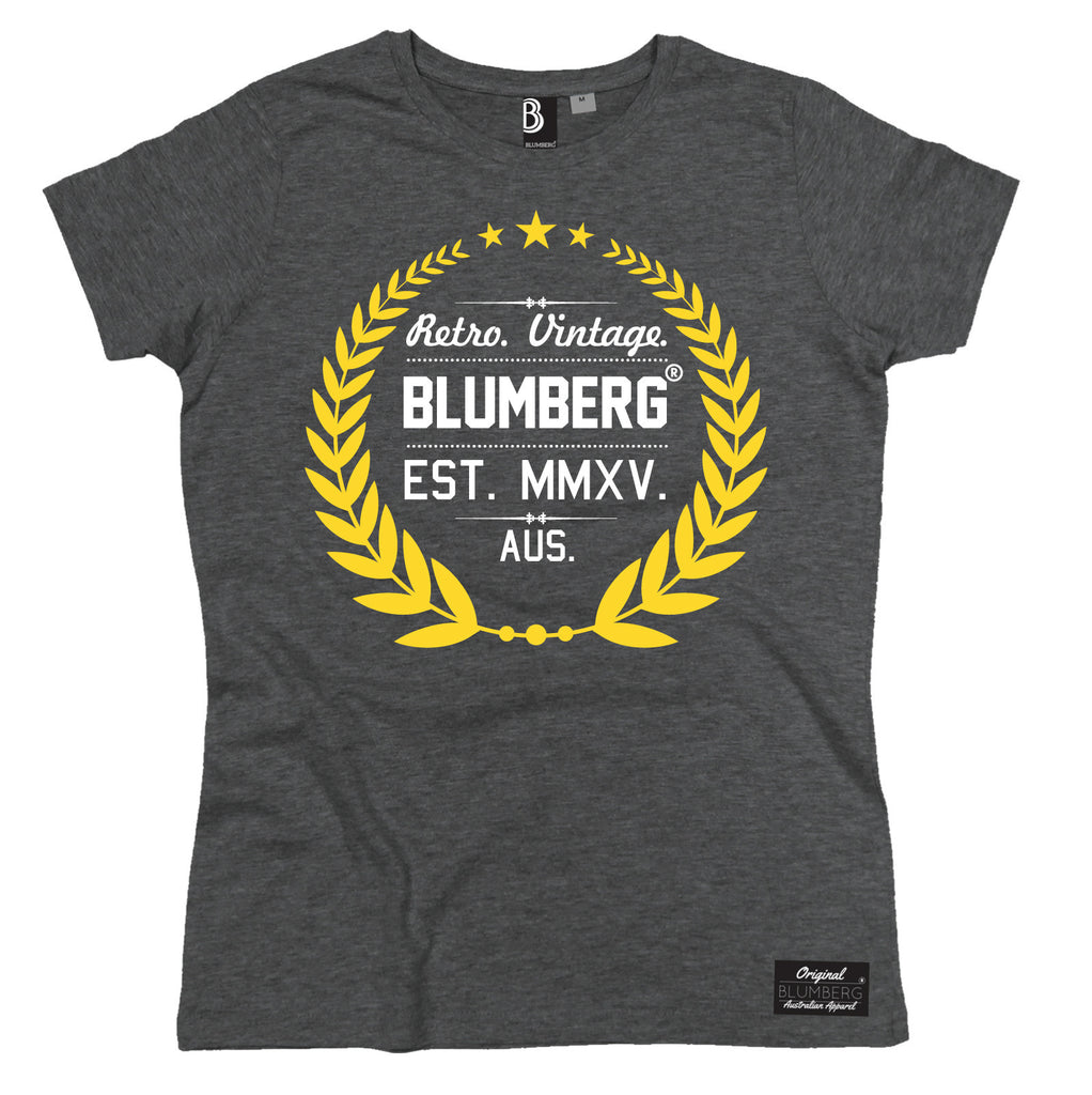 Women's Retro Vintage Blumberg Est MMXV Aus - Premium T-Shirt