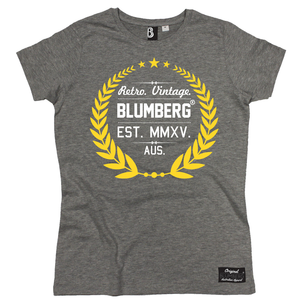 Women's Retro Vintage Blumberg Est MMXV Aus - Premium T-Shirt