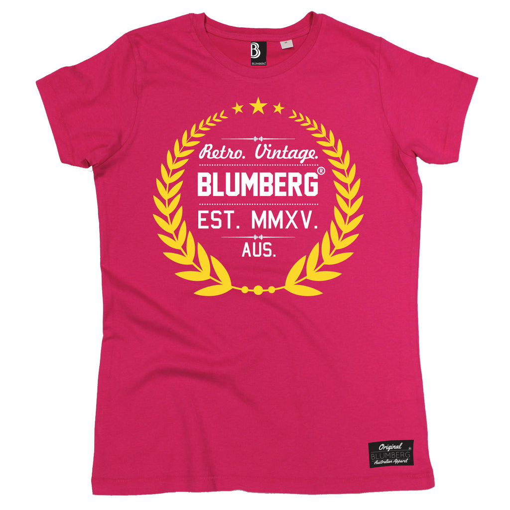Women's Retro Vintage Blumberg Est MMXV Aus - Premium T-Shirt