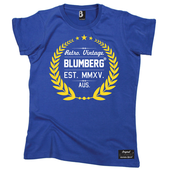 Women's Retro Vintage Blumberg Est MMXV Aus - Premium T-Shirt