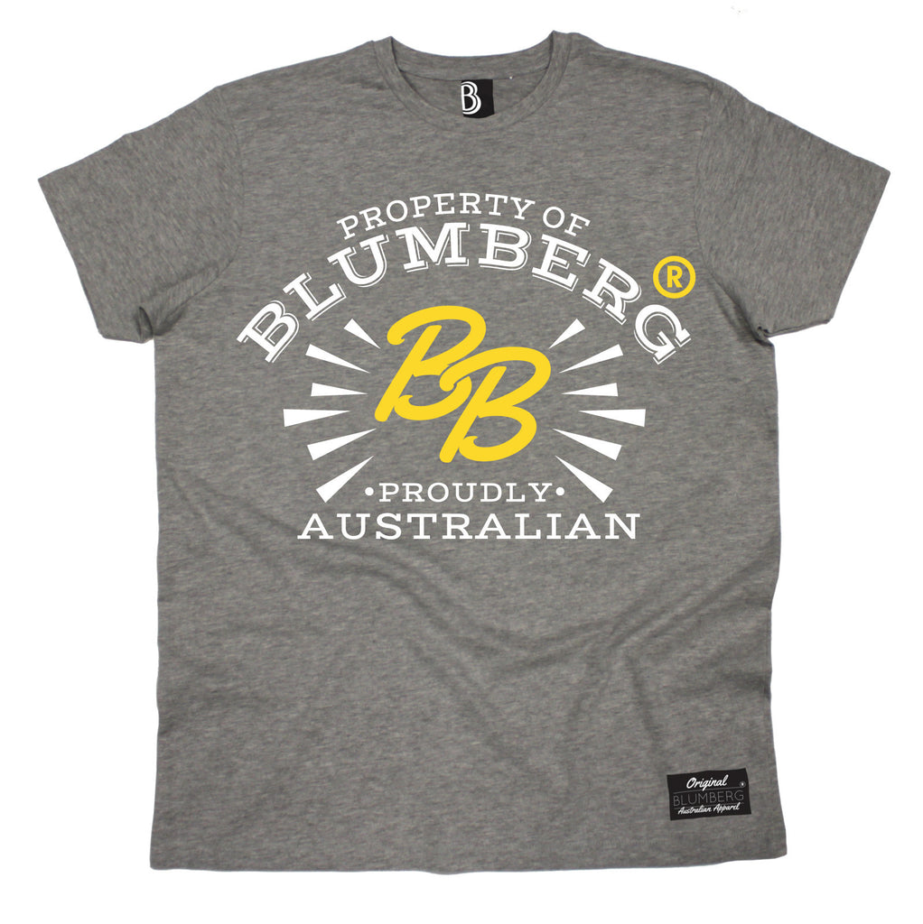 Blumberg Men's Property Of Blumberg BB Proudly Australian Premium T-Shirt
