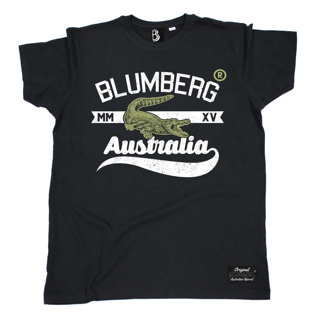 Blumberg Men's Blumberg Australia Crocodile Design Premium T-Shirt