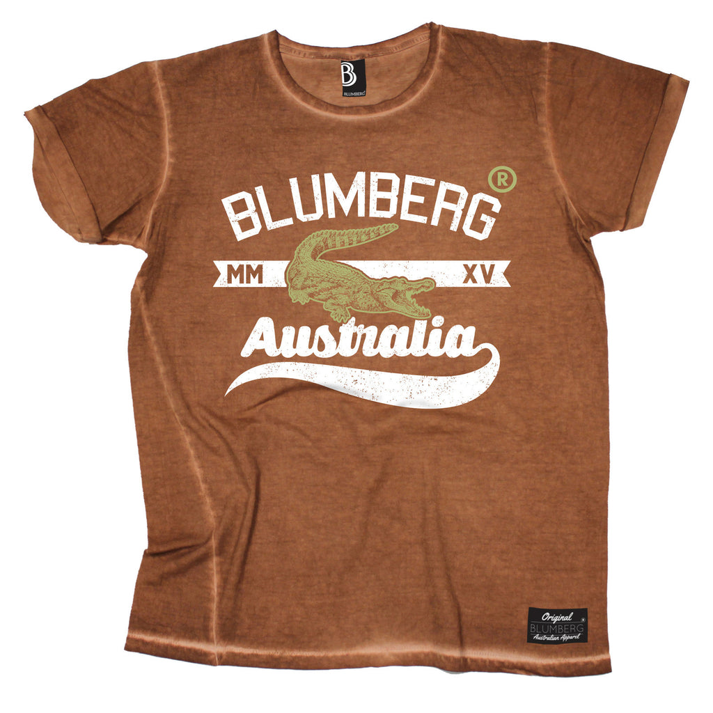 Blumberg Men's Blumberg Australia Crocodile Design Premium T-Shirt