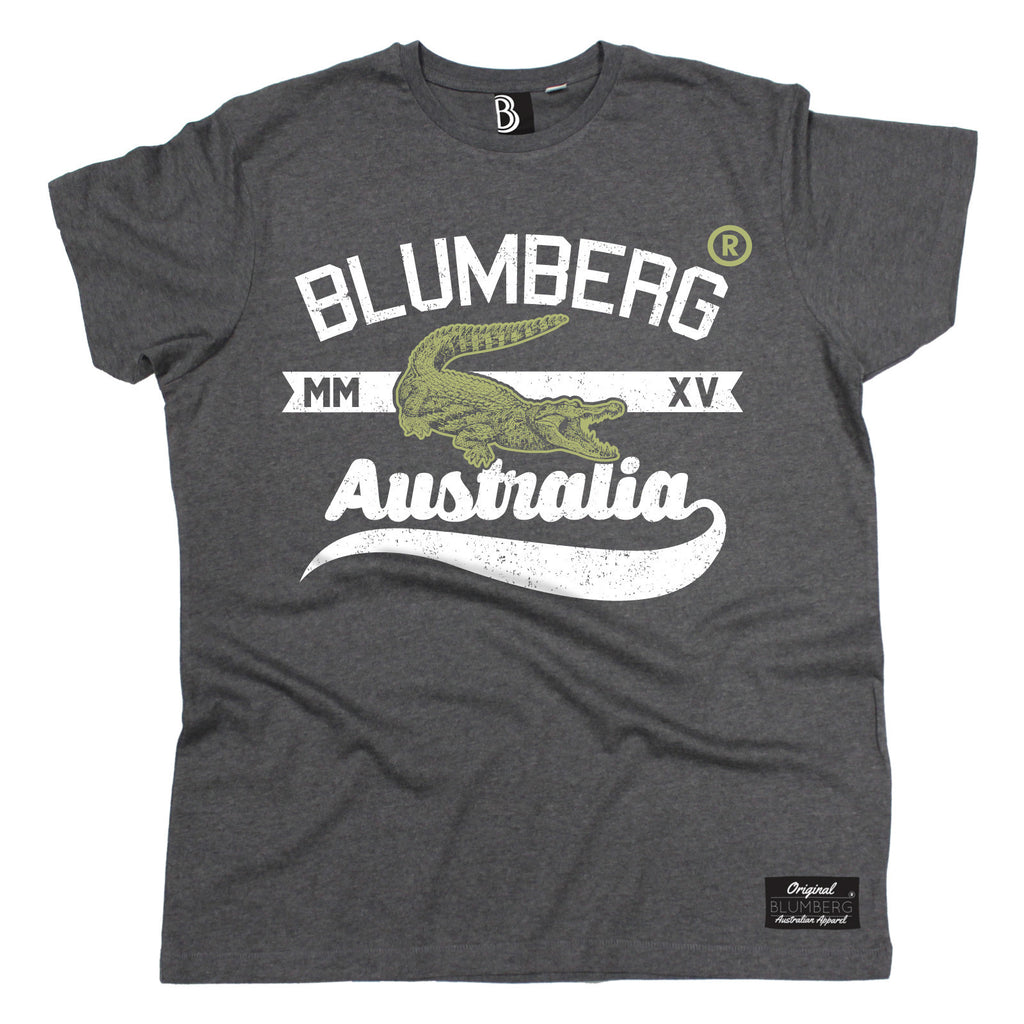 Blumberg Men's Blumberg Australia Crocodile Design Premium T-Shirt