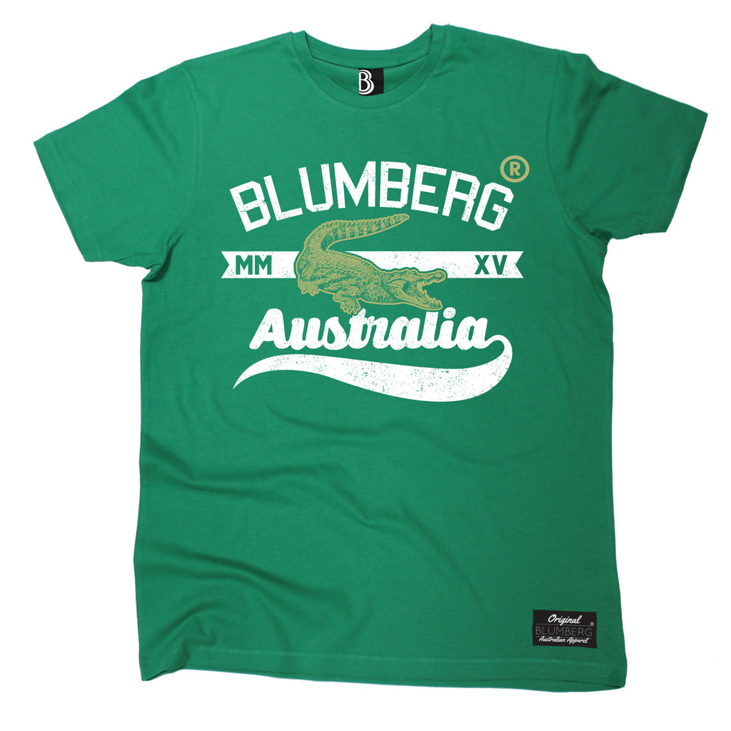Blumberg Men's Blumberg Australia Crocodile Design Premium T-Shirt
