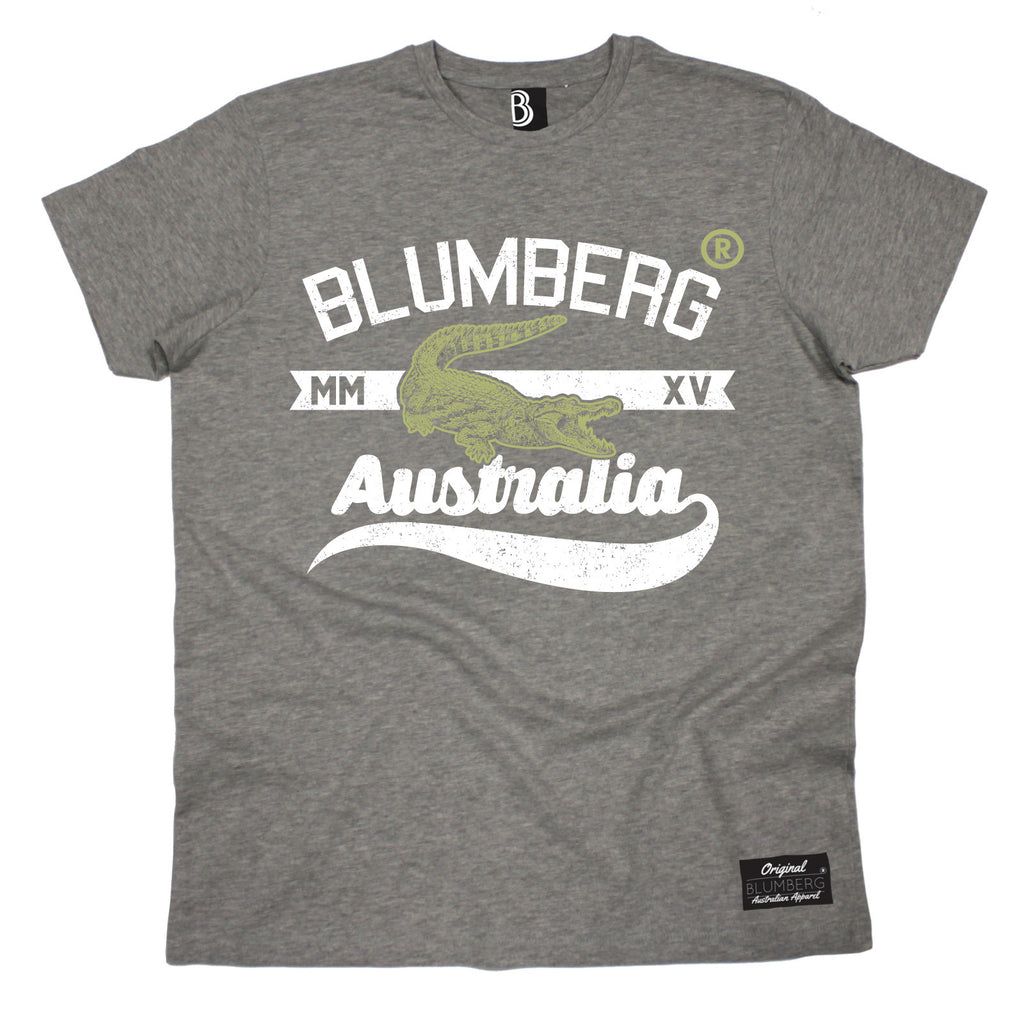 Blumberg Men's Blumberg Australia Crocodile Design Premium T-Shirt