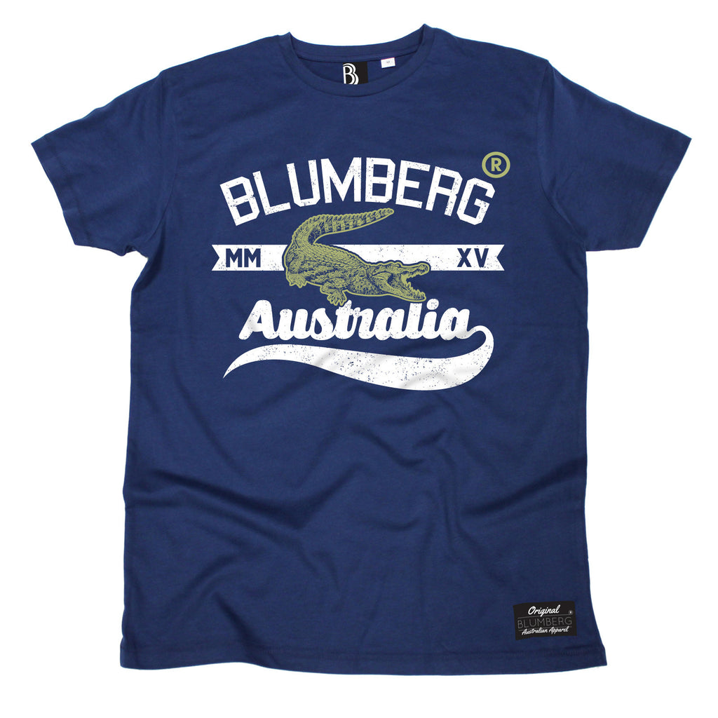 Blumberg Men's Blumberg Australia Crocodile Design Premium T-Shirt