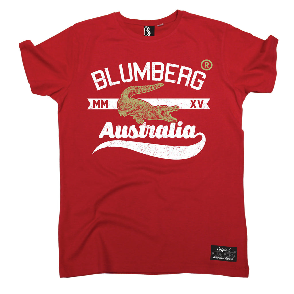 Blumberg Men's Blumberg Australia Crocodile Design Premium T-Shirt