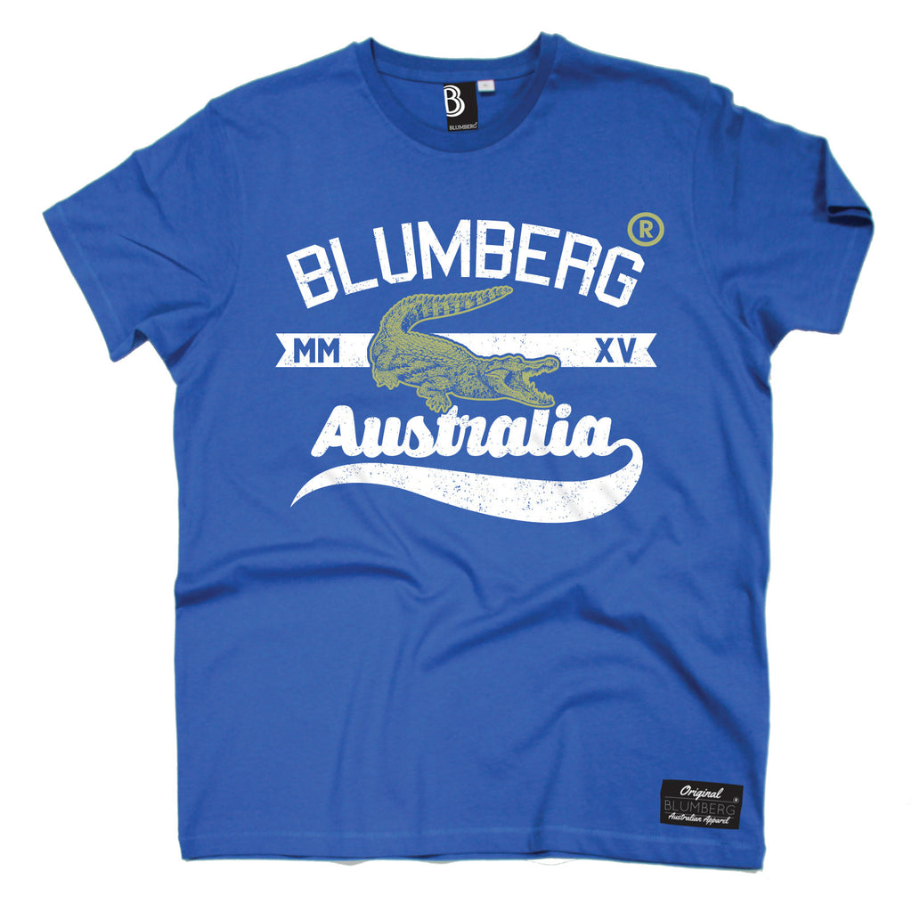 Blumberg Men's Blumberg Australia Crocodile Design Premium T-Shirt