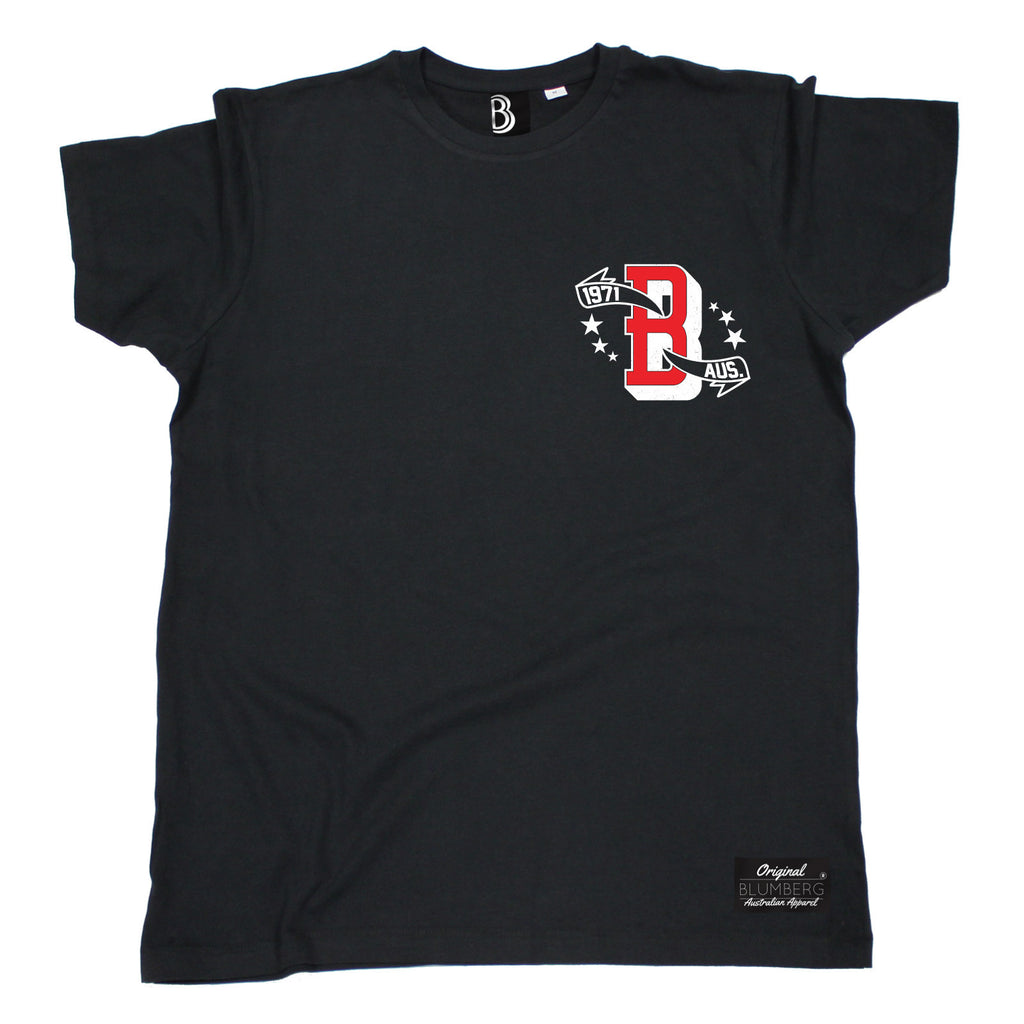 Blumberg Men's B 1971 AUS Breast Pocket Design Premium T-Shirt