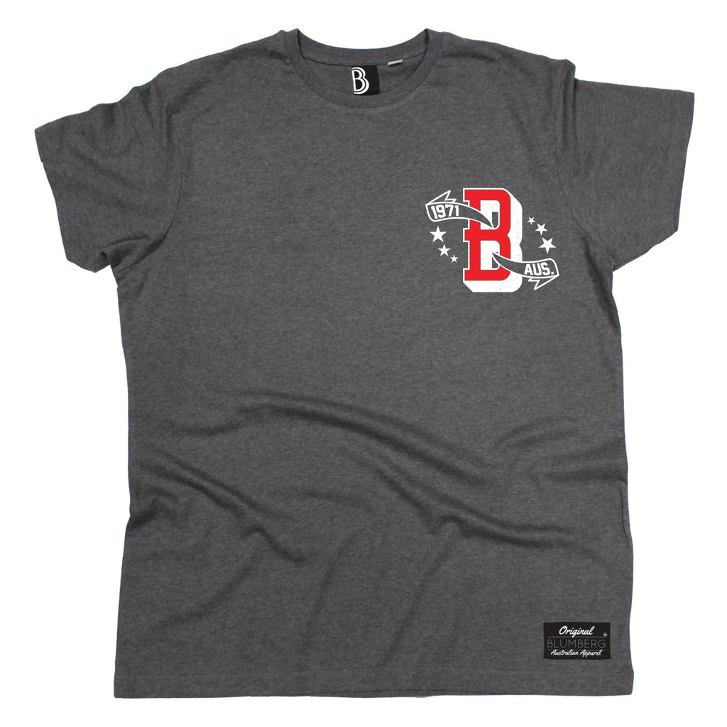 Blumberg Men's B 1971 AUS Breast Pocket Design Premium T-Shirt