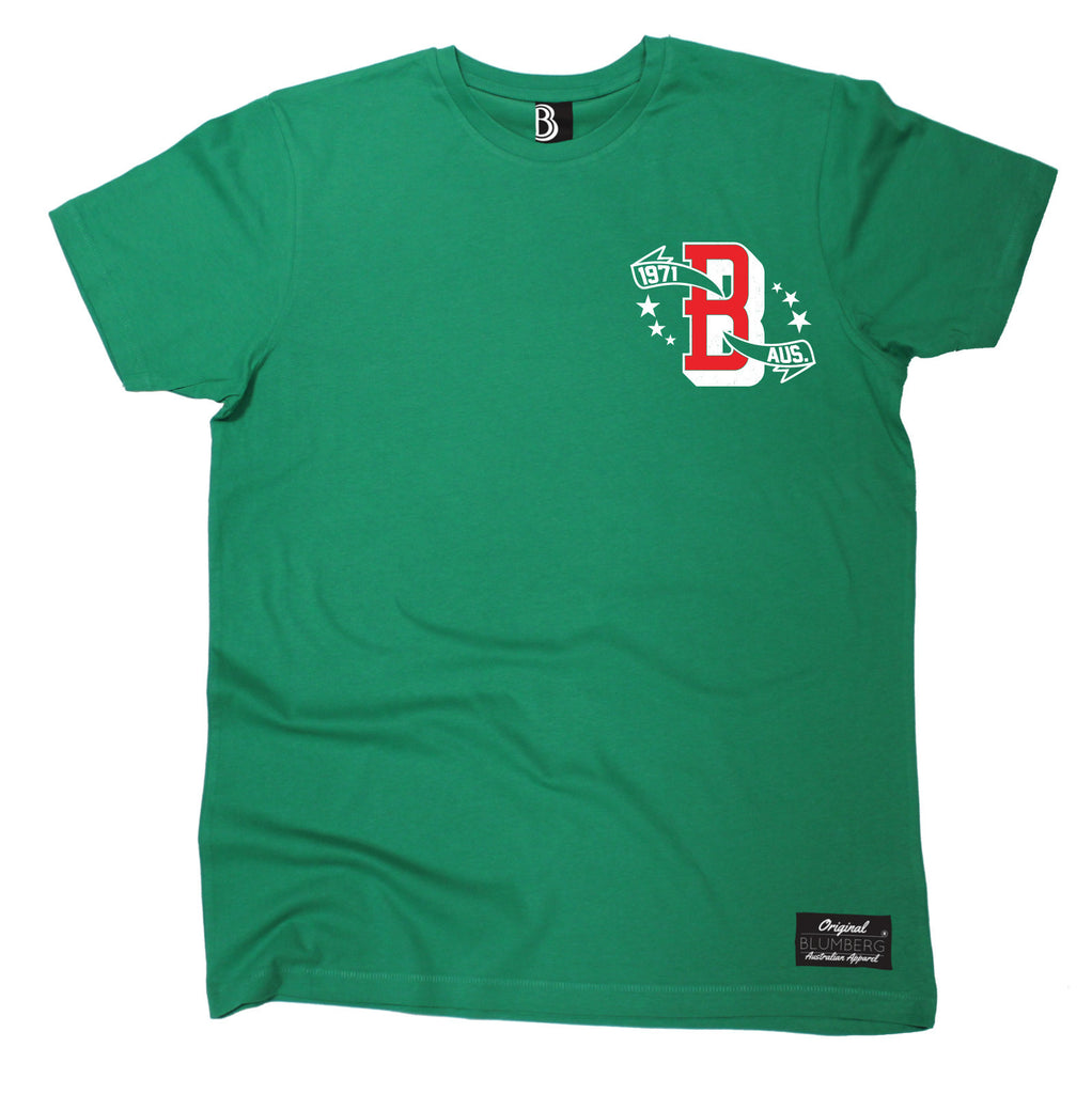 Blumberg Men's B 1971 AUS Breast Pocket Design Premium T-Shirt