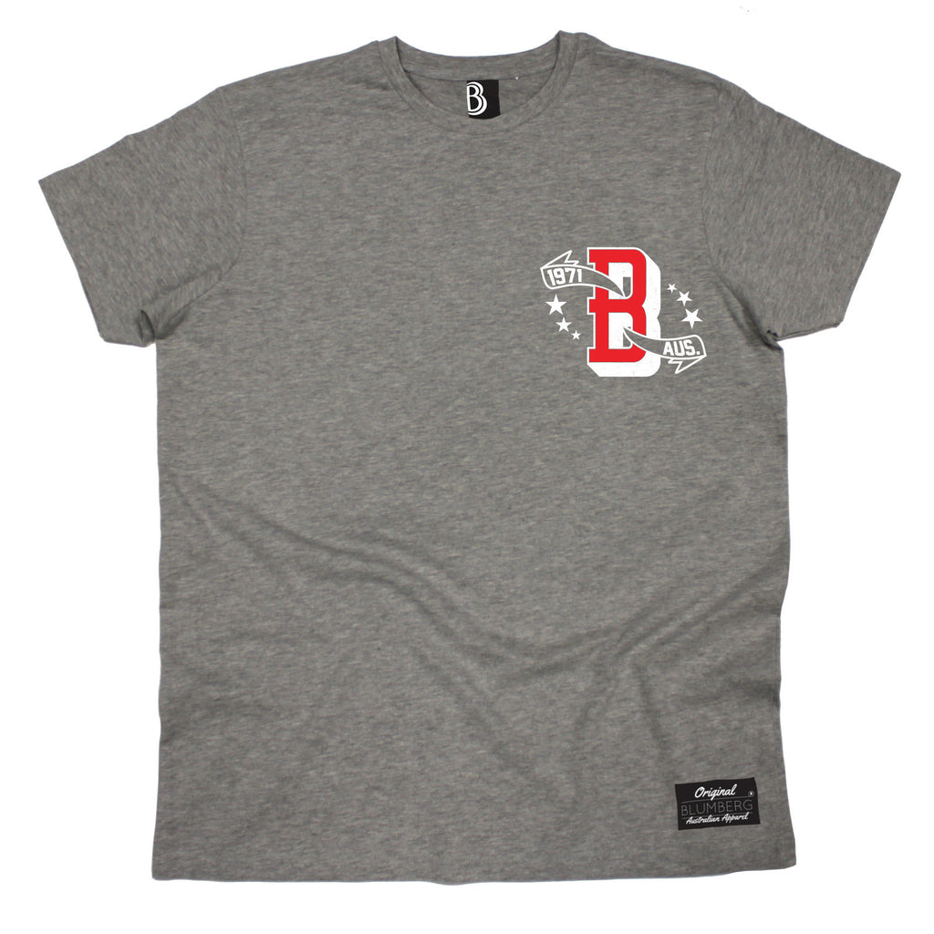 Blumberg Men's B 1971 AUS Breast Pocket Design Premium T-Shirt
