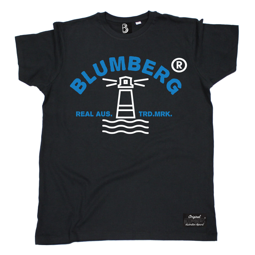 Men's Blumberg Lighthouse Chest Design Premium T-Shirt