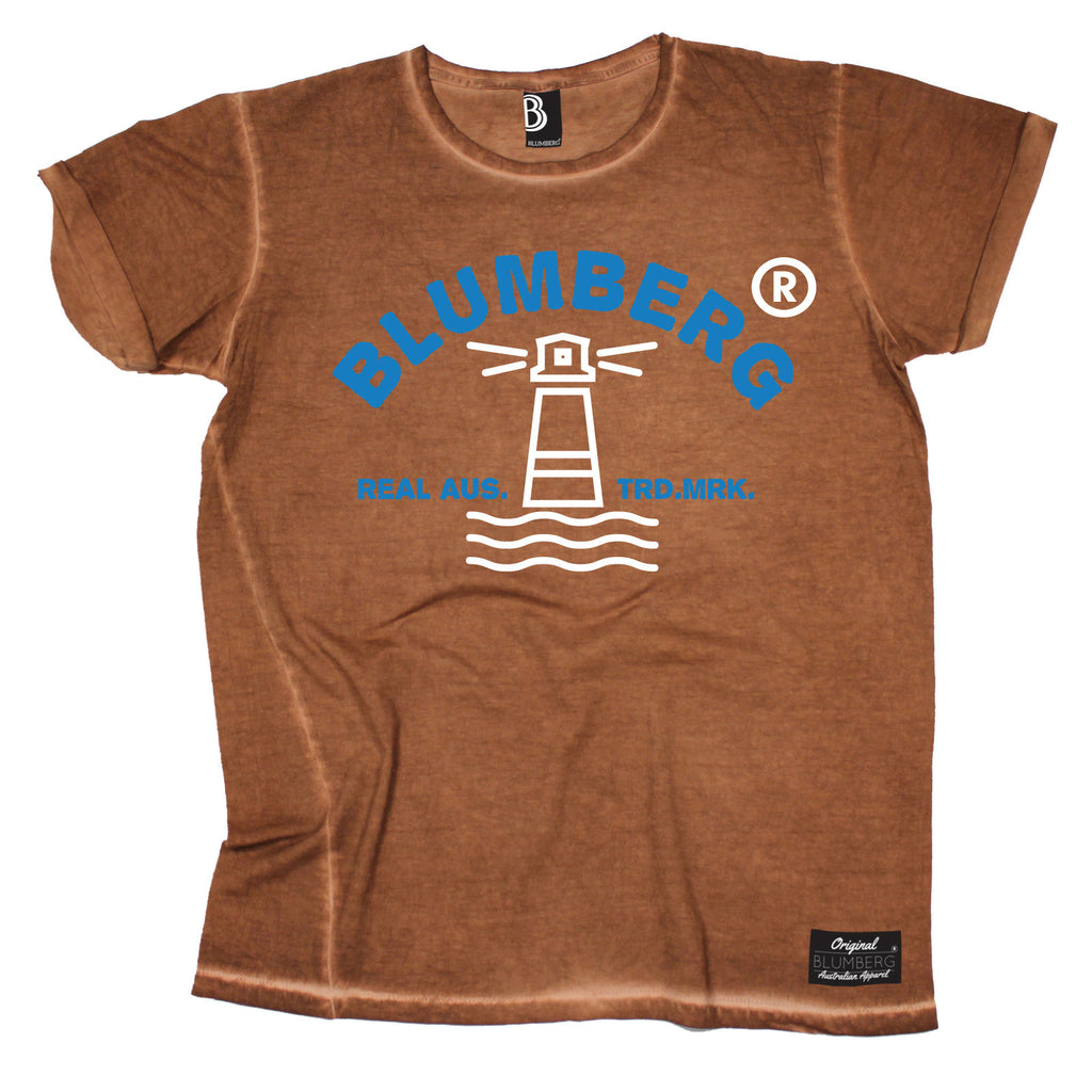 Men's Blumberg Lighthouse Chest Design Premium T-Shirt