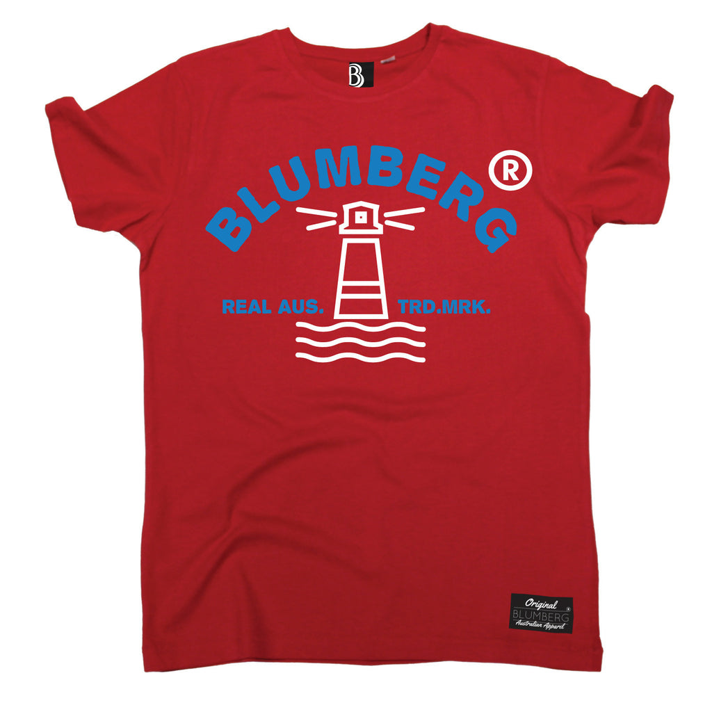 Men's Blumberg Lighthouse Chest Design Premium T-Shirt