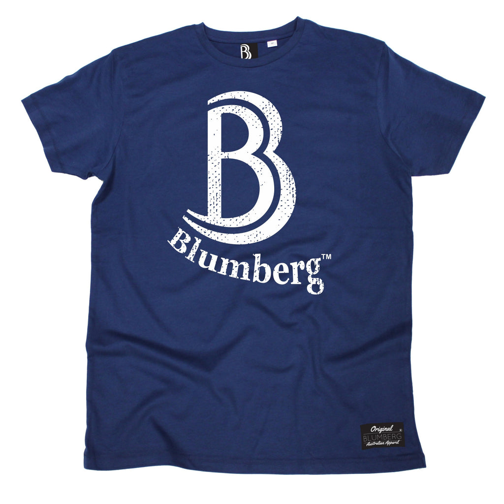 Women's B Blumberg White Text Chest Design - Premium T-Shirt