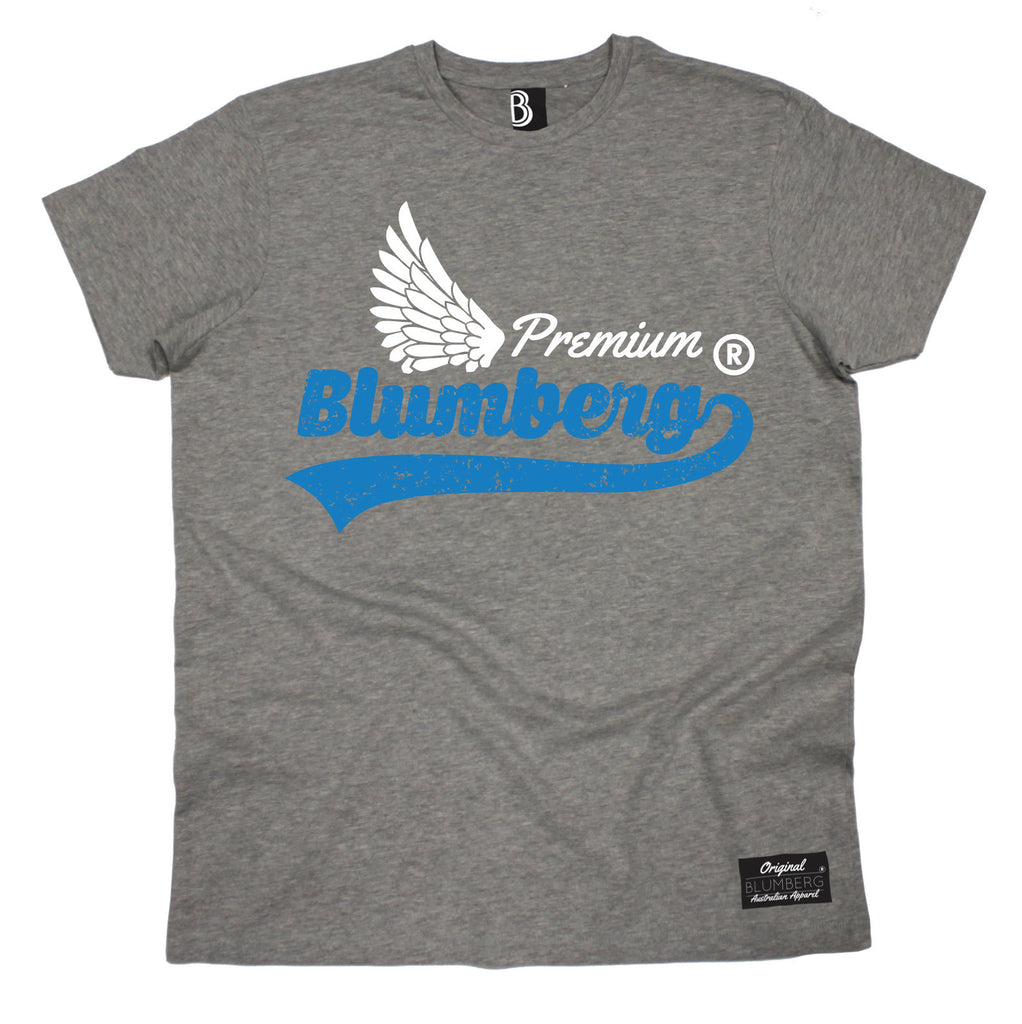 Men's Premium Blumberg White Wing Design Premium T-Shirt