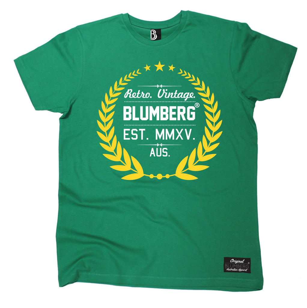 Men's Retro Vintage Blumberg Est MMXV Aus Premium T-Shirt