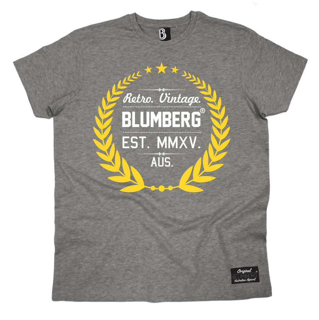 Men's Retro Vintage Blumberg Est MMXV Aus Premium T-Shirt