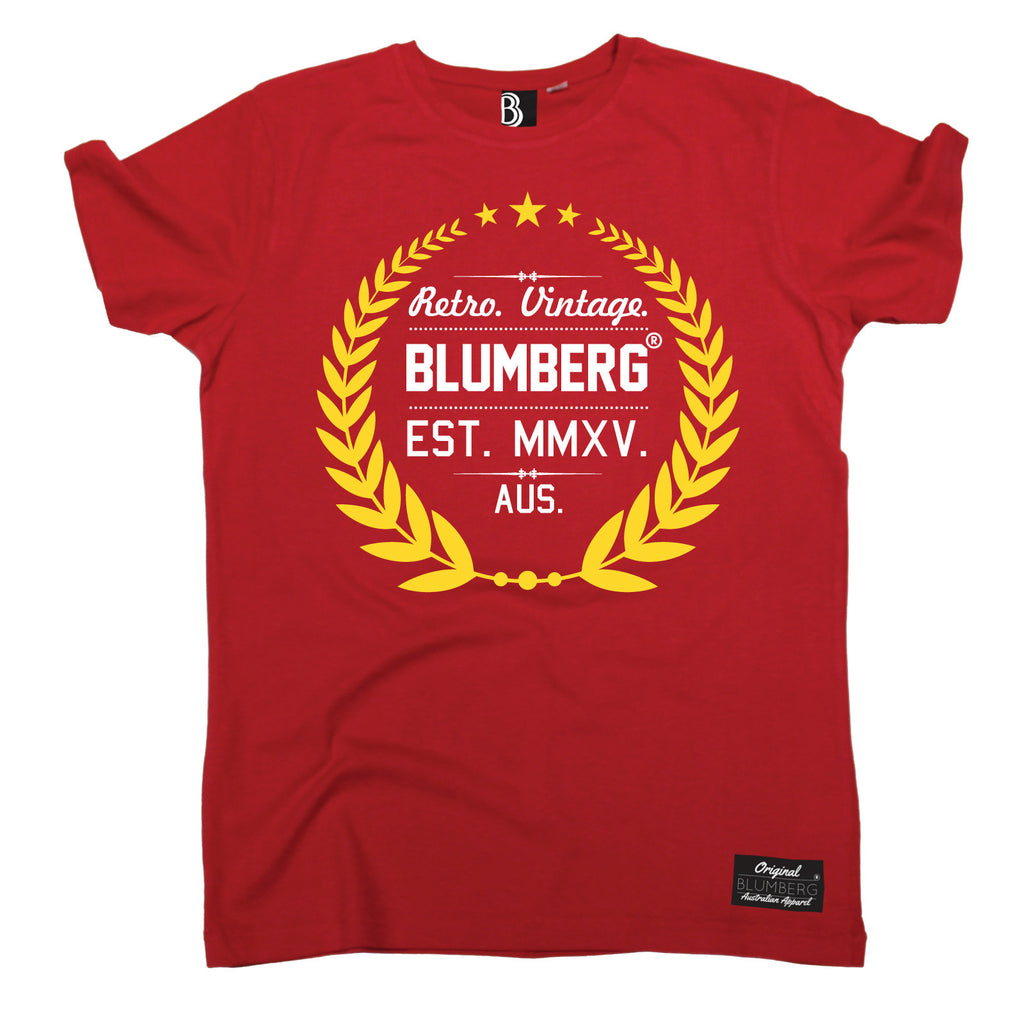 Men's Retro Vintage Blumberg Est MMXV Aus Premium T-Shirt
