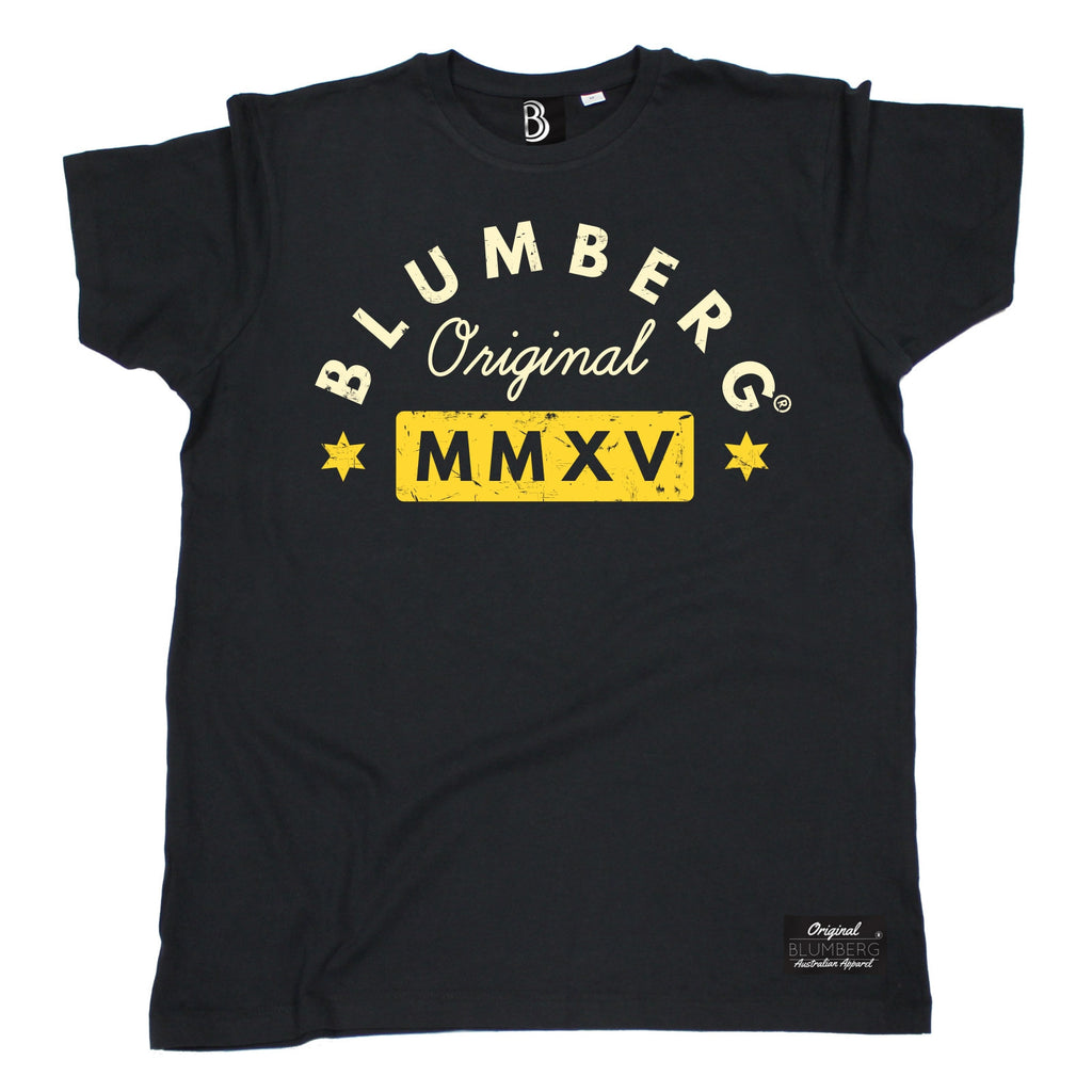 Men's Blumberg Original MMXV Yellow Design Premium T-Shirt