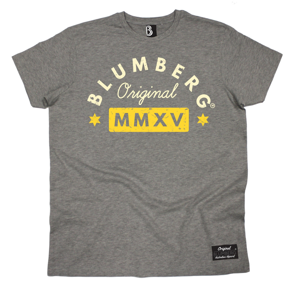 Men's Blumberg Original MMXV Yellow Design Premium T-Shirt