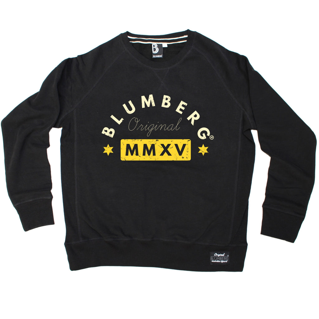 Blumberg Australia Men's Original MMXV Yellow Design Premium Sweatshirt