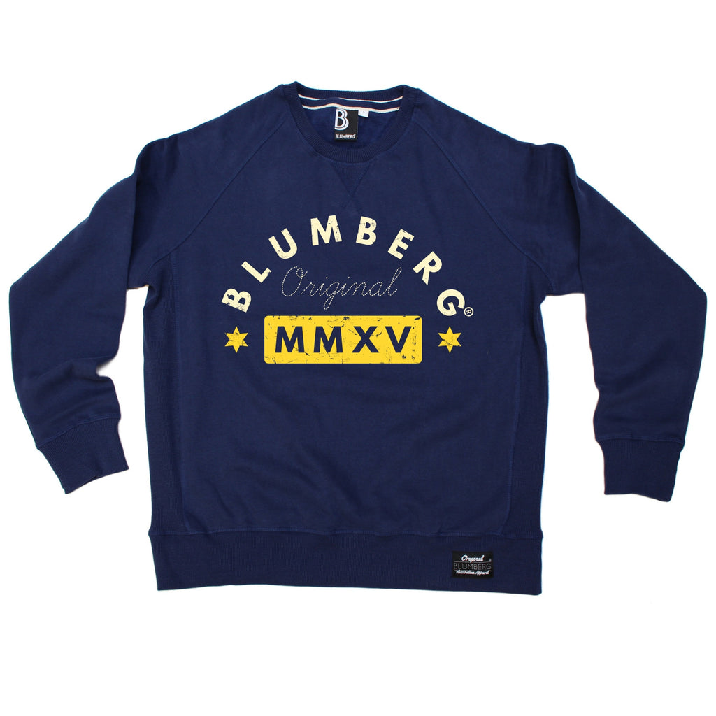 Blumberg Australia Men's Original MMXV Yellow Design Premium Sweatshirt