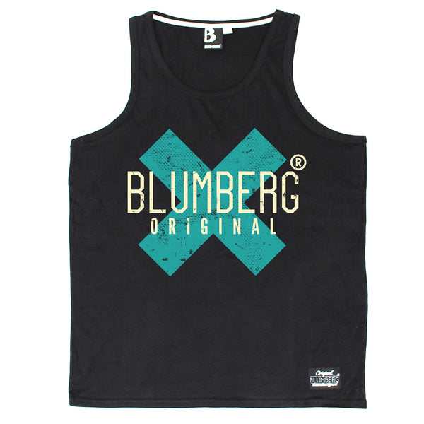 Blumberg Australia Men's Original X Turquoise Premium Vest Tank Top