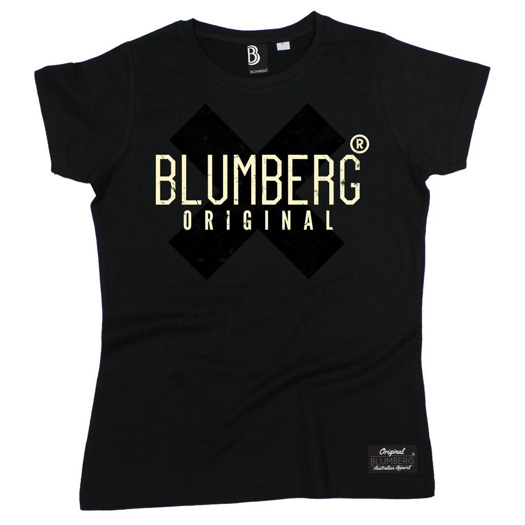 Women's Blumberg Original Black X Design - Premium T-Shirt