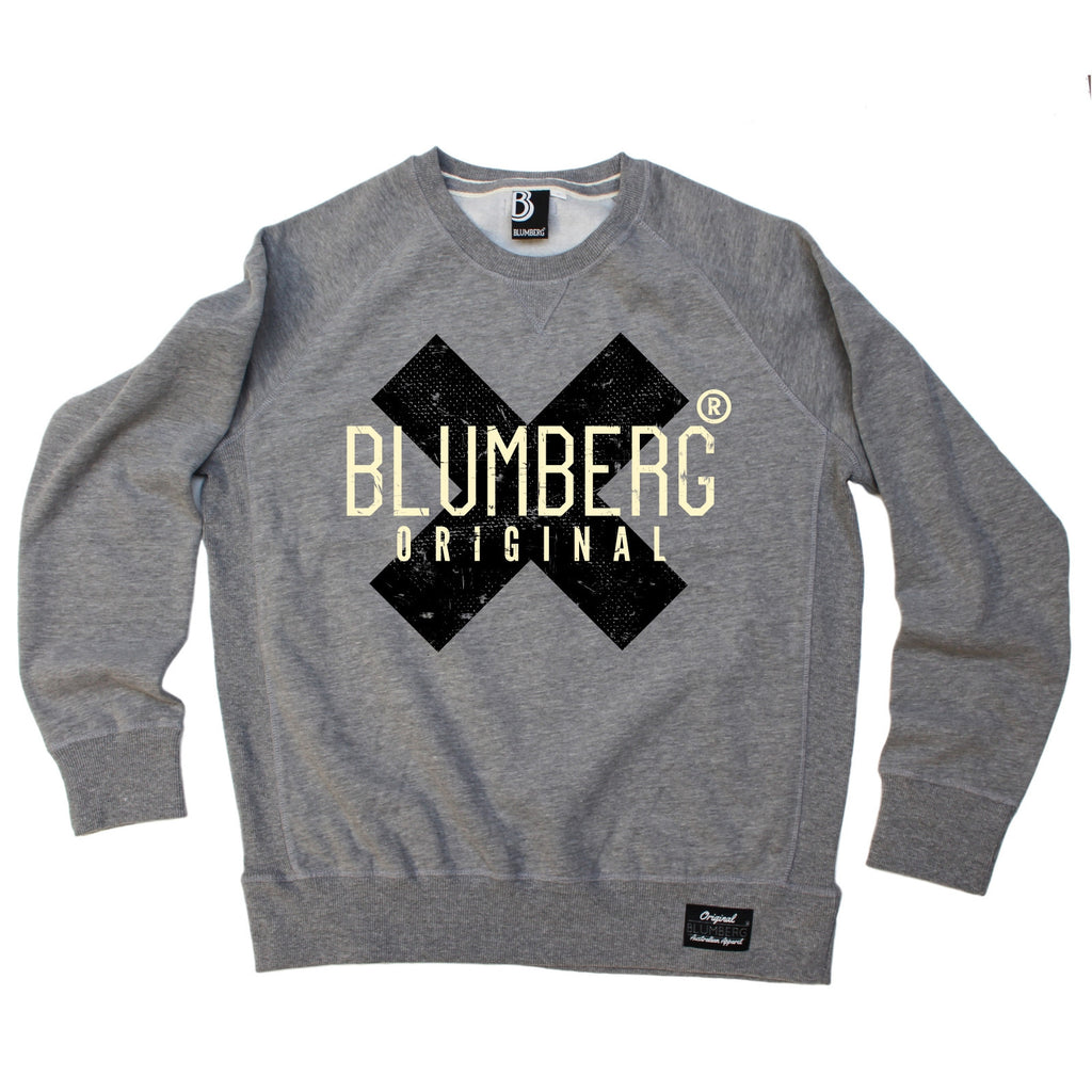 Blumberg Australia Men's Original Black X Design Premium Sweatshirt