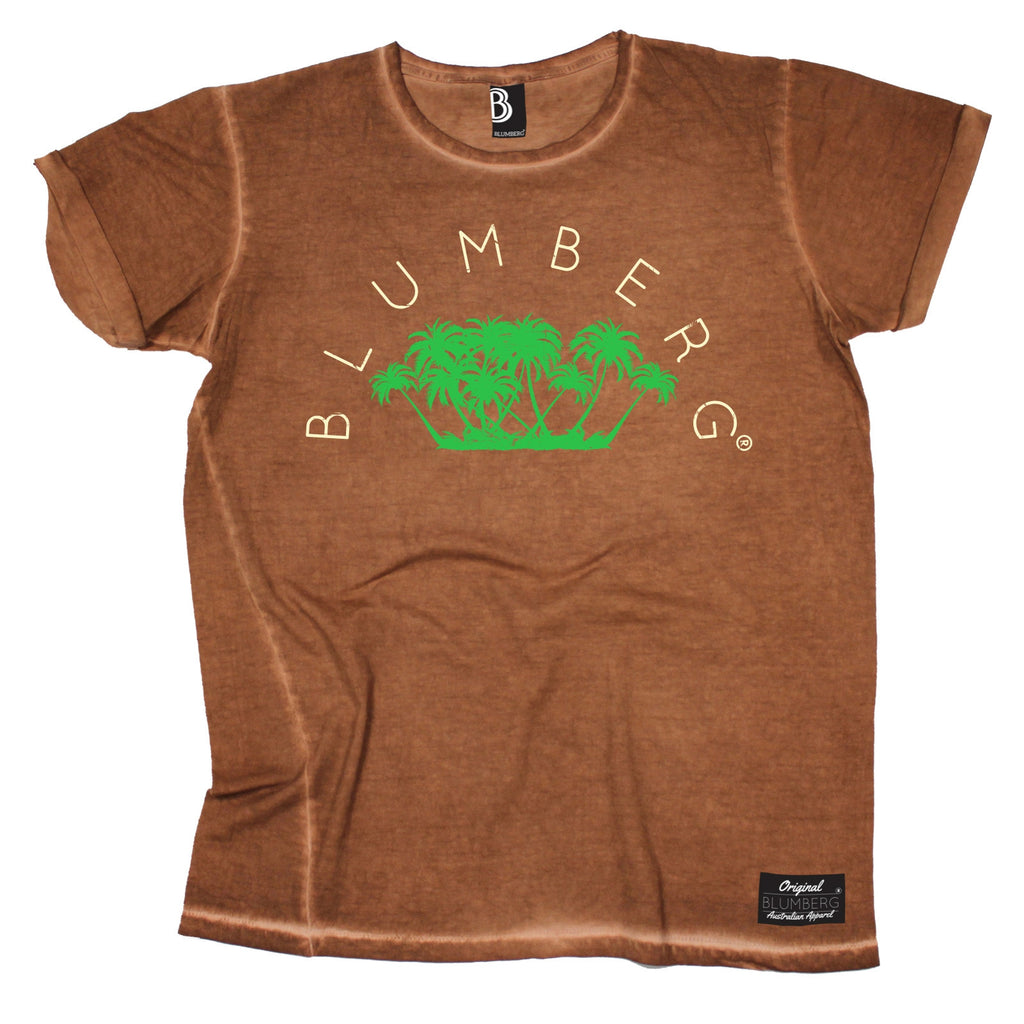Men's Blumberg Palm Trees Design Premium T-Shirt