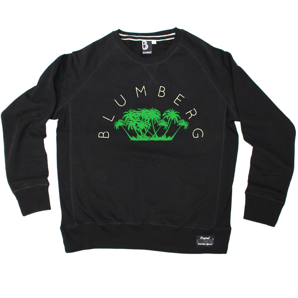 Blumberg Australia Men's Palm Trees Design Premium Sweatshirt