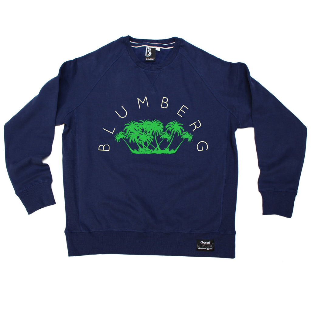 Blumberg Australia Men's Palm Trees Design Premium Sweatshirt