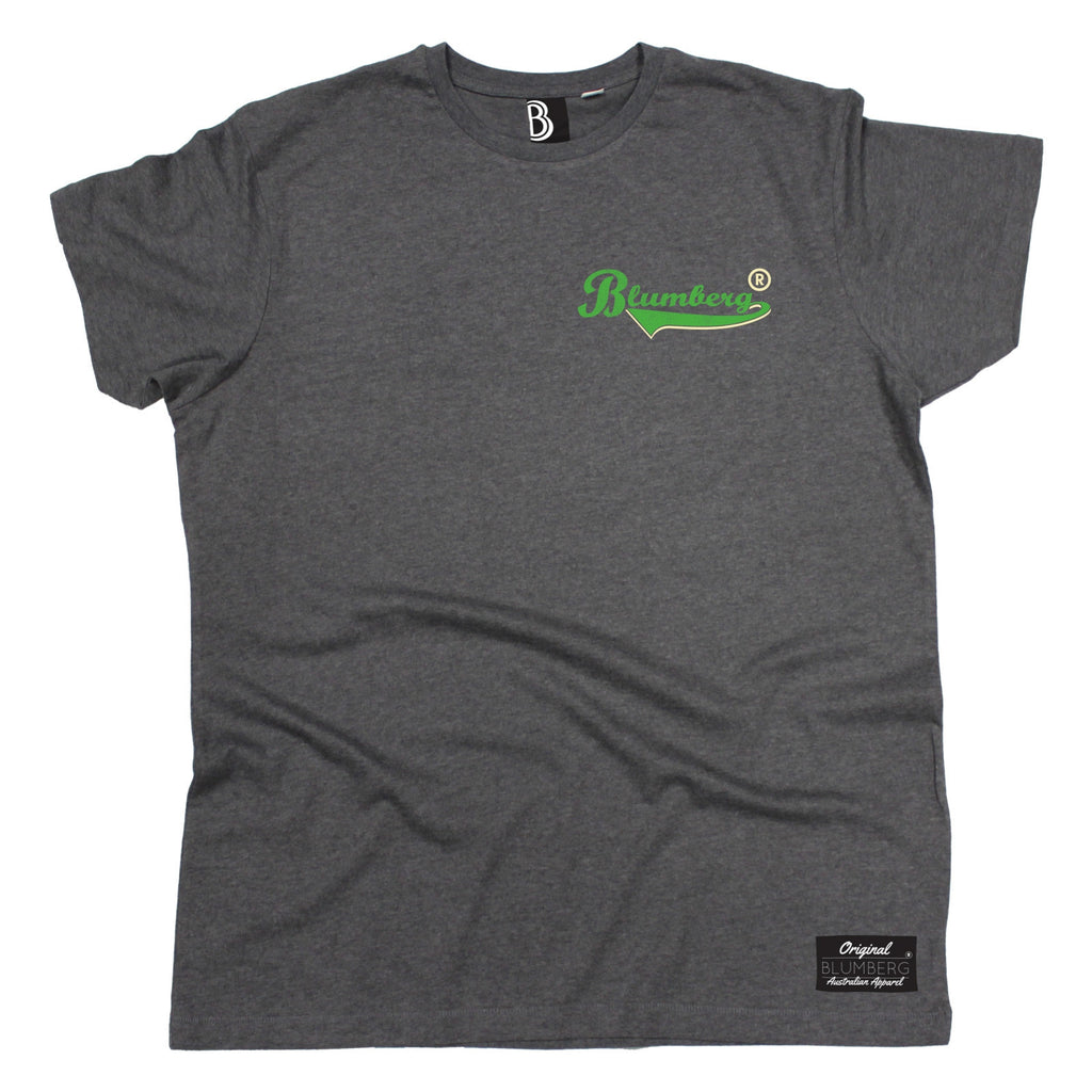 Men's Blumberg Green Text Breast Pocket Design Premium T-Shirt