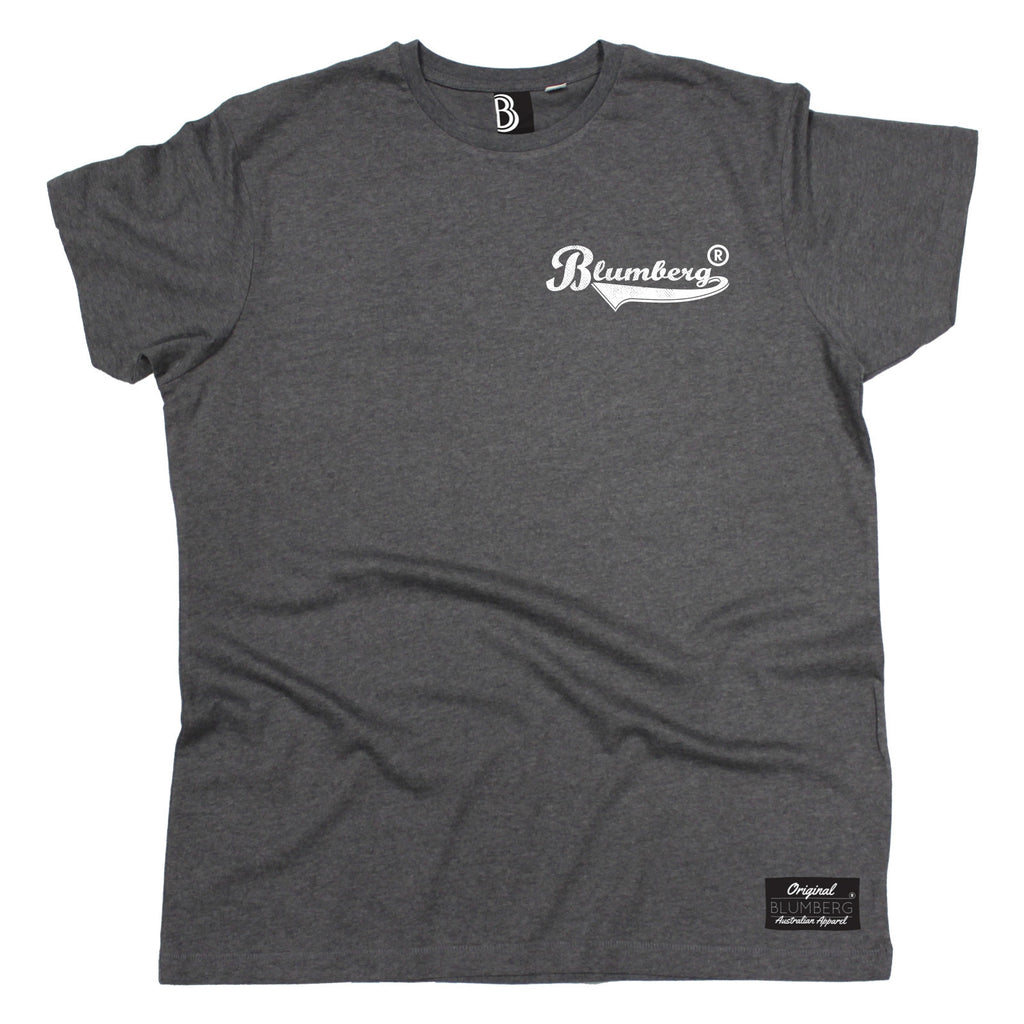 Men's Blumberg White Text Breast Pocket Design Premium T-Shirt