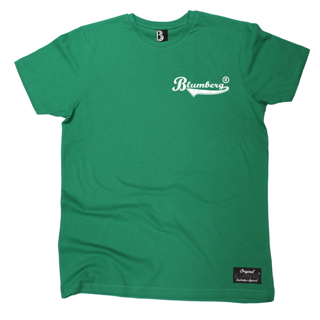 Men's Blumberg White Text Breast Pocket Design Premium T-Shirt